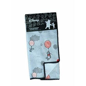 Winnie The Pooh 3 Pack Microfiber Kitchen Towels Grey Red Balloons